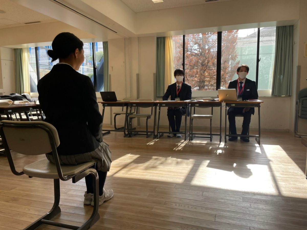 昨年度の面接練習の様子2