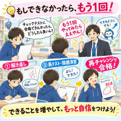 もしできなかったら、もう1回